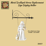Santa Holding Package Arrow Replacement Sign