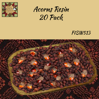 Fall Acorns Realistic Resin Approximately 20 pcs