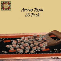 Fall Acorns Realistic Resin Approximately 20 pcs
