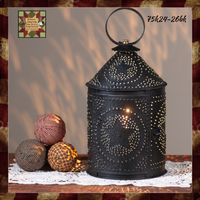 Star Electric Lantern in Rustic Smoky Black