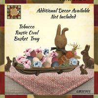 Rustic Grungy Liam Bunny 13"