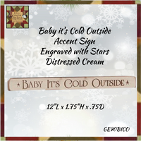 Christmas Engraved Accent Signs 18"L