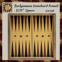 Backgammon Gameboard Framed