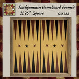 Backgammon Gameboard Framed