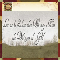 Be Silent...Whisper of God Lighted 12"x36" Artist Billy Jacobs