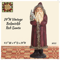 Vintage Red Belsnickle Santa 2 Sizes