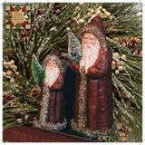 Vintage Red Belsnickle Santa 2 Sizes