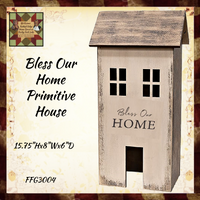 Bless Our Home Primitive Light Up House