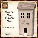 Bless Our Home Primitive Light Up House