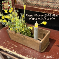 Rustic Brick Mold Medium 8.5"L