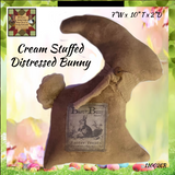 Vintage Chocolate or Cream Bunny