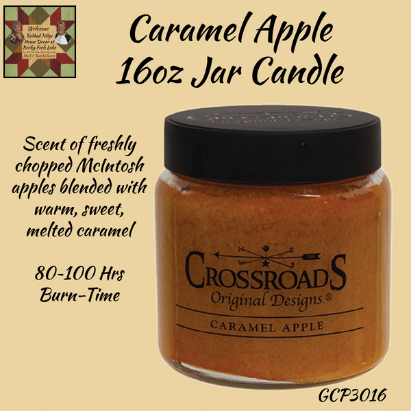 Caramel Apple Jar Candle 16oz