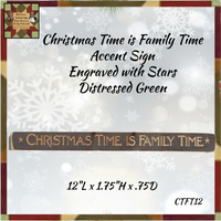 Christmas Engraved Accent Signs 18"L