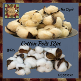 Dried Cotton Pods12 Pc Bag
