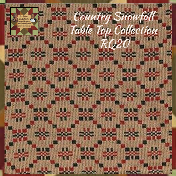 Country Snowfall Tabletop Collection