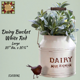 White/Red Dairy Milk & Cream Buckets