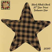 Black Star Trivet, Oven Mitt or Hot Pad