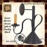 Grant Electric Accent Light in Smokey Black