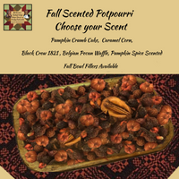 Scented Pumpkin Crumb Cake Candles Pillar, Loaf Potpourri Fixins' & Refreshing Oil