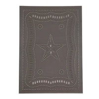 Federal Punch Tin Star Panel in Blackened Tin