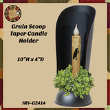 Grain Scop Taper Candle Holder