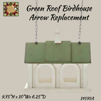 Birdhouse Feeder Green Roof Arrow Replacement