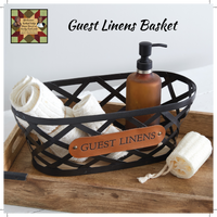 Guest Linens Basket
