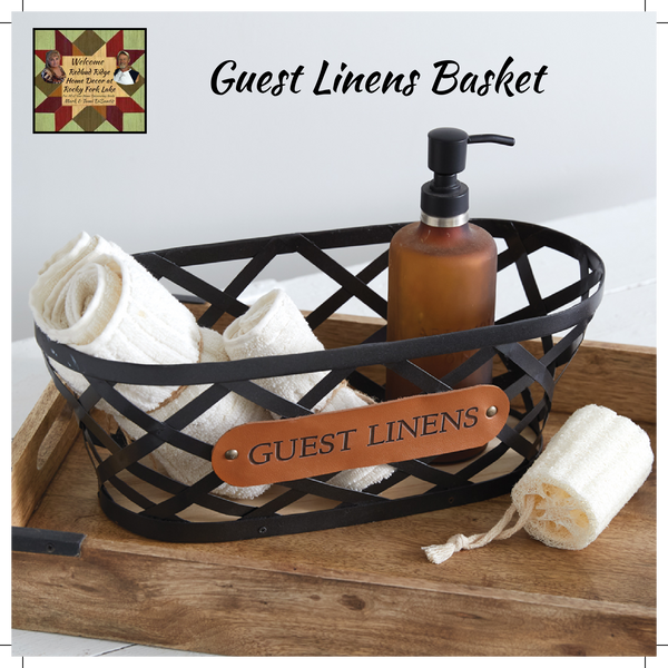 Guest Linens Basket