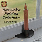 Half Moon Pan Taper Candle Holder