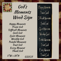 God's Moments Sign