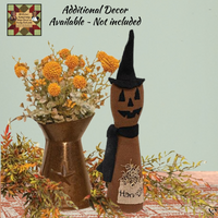 Harvest Jackie Pumpkin Witch 12.5"H
