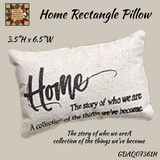 Home, Together, Forever Rectangle Pillow