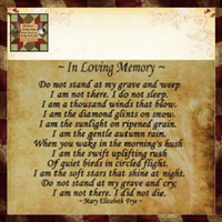 In Loving Memory Framed Print