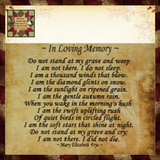 In Loving Memory Framed Print