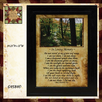 In Loving Memory Framed Print