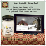 One Life Twisted Peppermint Jar Candle