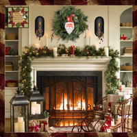 Kris Kringle Hanging Recycled Metal Art