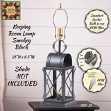 Keeping Room Lamp Base in Smokey Black