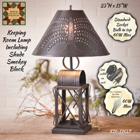 Keeping Room Lamp Base in Smokey Black