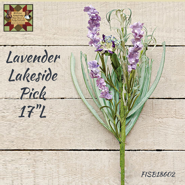 Lavender Lakeside Pick, 17"