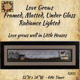 Love Grows ~Billy Jacobs Framed, Matted, Lighted Picture