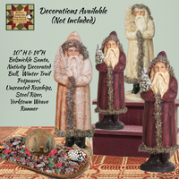 Nativity Decorative Hand-painted Wood Ball 4"