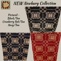 Newbury Black & Tan Table Top Collection