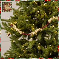 Popcorn Cranberry Garland 9' Long