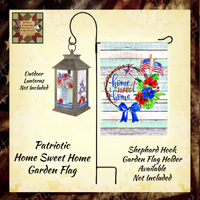Patriot Home Sweet Home Flag 2 Sizes