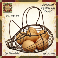 Pig Wire Egg Basket