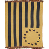 Old Glory Americana Woven Throw 60"x50"