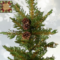 Pine Tree 24"H with Cones in Burlap Bag ~ Great for Year Round