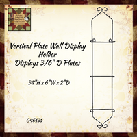 Plate Display Rack 3 6" Plates