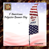 Americana Banner Flags 5'